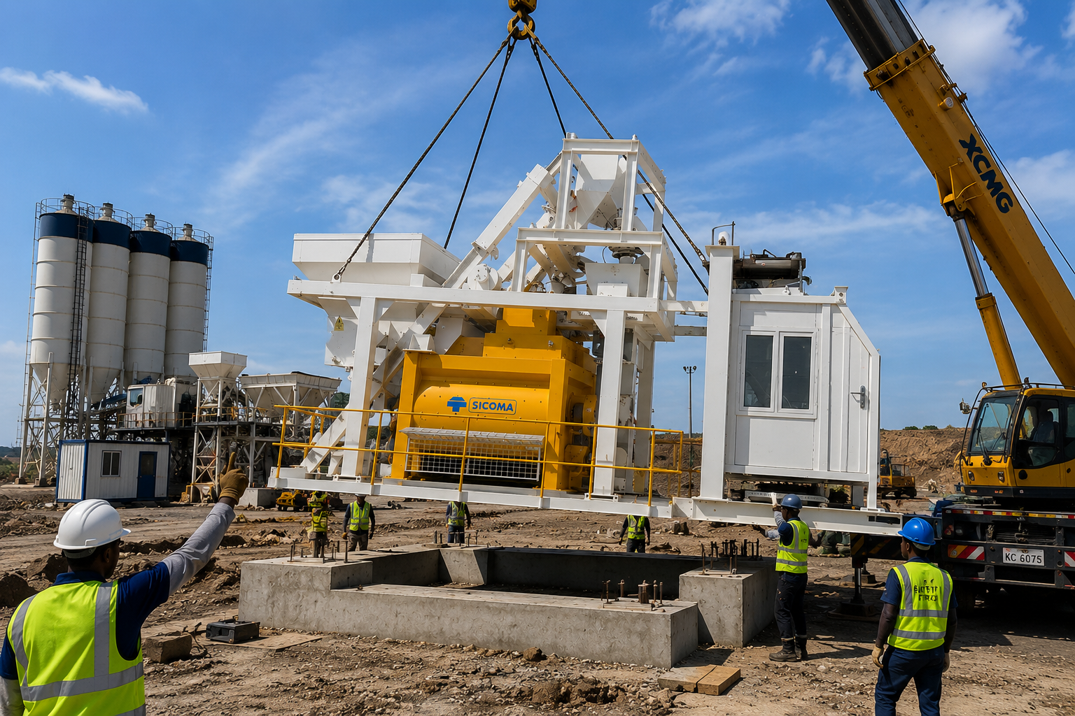 Concrete Batching Plant Installation